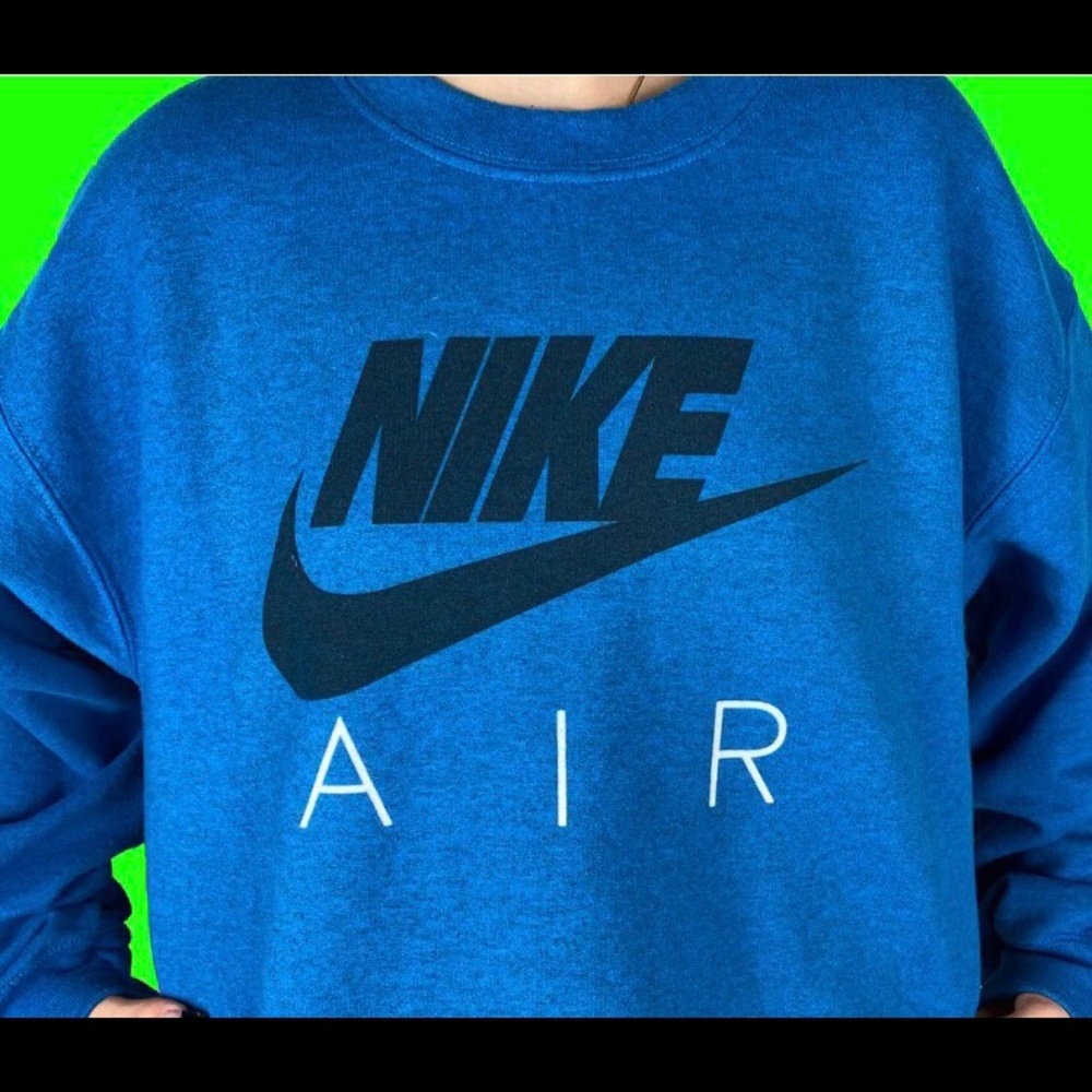 Nike HEATHER BLUE Crewneck MEDIUM